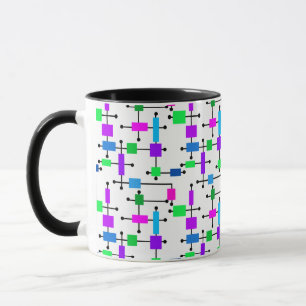 Cool Color Grid Mug