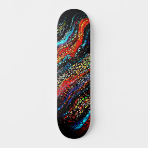 Cool Colorful Urban Abstract Street Art Inspired Skateboard