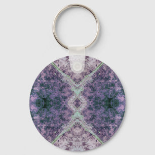 Cool Colour Abstract Pattern Keychain