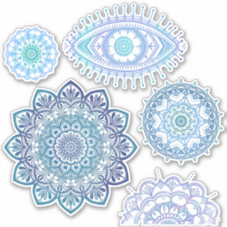 Cool Colour Megaflora Design Mandala