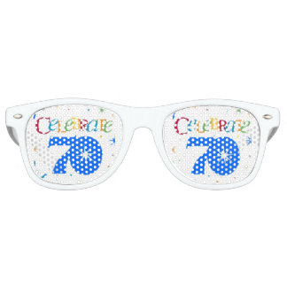 cool coloured celebrate 70 retro sunglasses