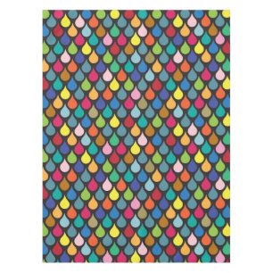 Cool Colourful Animal Scale Pattern Tablecloth