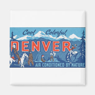 Cool Colourful Denver Magnet