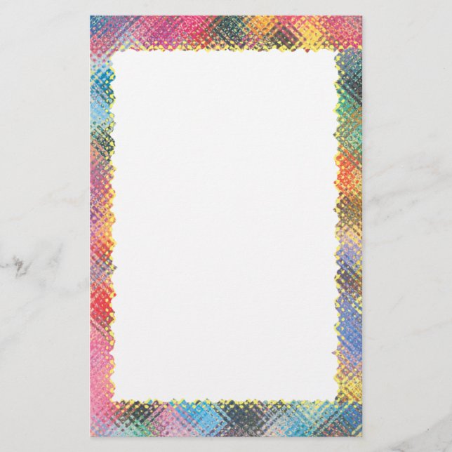 Cool colourful frame - Stationery (Front)