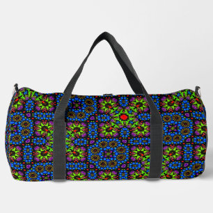 Cool Colourful Funky Abstract Dot Art Pattern Duffle Bag