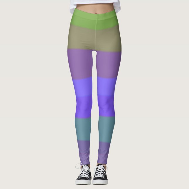 Cool Colourful Girls Leggings (Front)