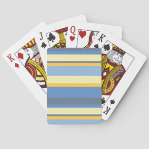 Cool Colourful Horizontal Stripes  Playing Cards