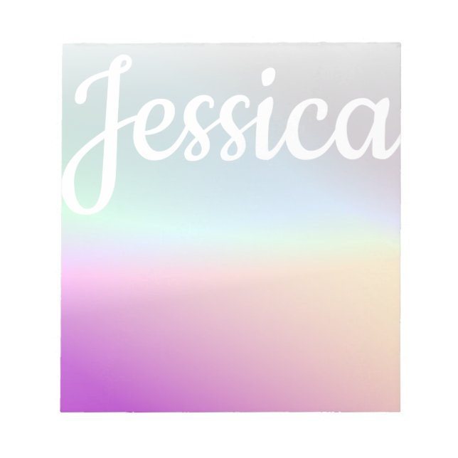 Cool Colourful Ombre Gradients & Your Script Notepad (Front)