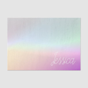Cool Colourful Ombre Gradients & Your Script Tissue Paper