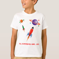 Cool colourful  space rockets