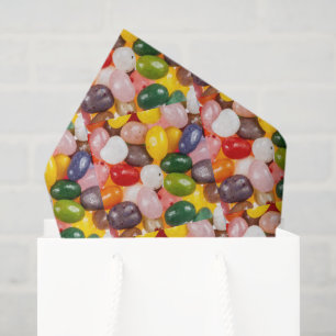 Cool colourful sweet Easter Jelly Beans Candy Tissue Paper