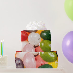 Cool colourful sweet Easter Jelly Beans Candy Wrapping Paper