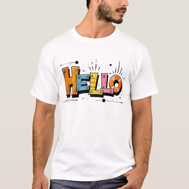 Cool colourful  T-Shirt (Front)