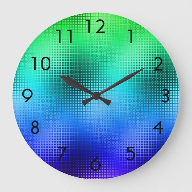 Cool Colours Dot Matrix Large Clock (Front)