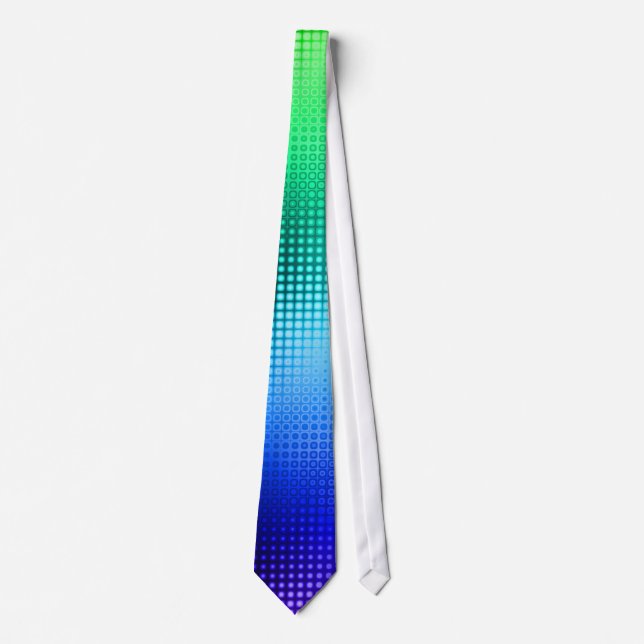 Cool Colours Dot Matrix Tie (Front)