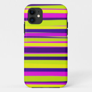 Cool colours modern stripes graphic art Case-Mate iPhone case