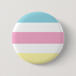 Cool Colours Stripes 6 Cm Round Badge