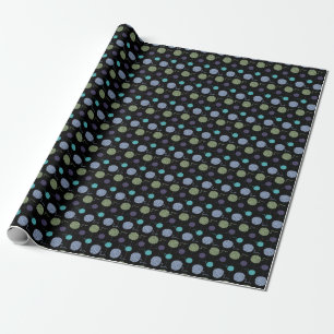 Cool Colours Yarn Ball String Pattern Wrapping Paper