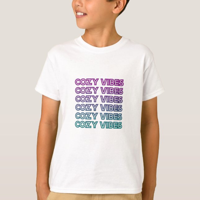 Cool comfort cosy autumn vibes  T-Shirt (Front)