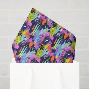 Cool comic graffiti tiled pattern tissue paper