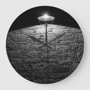 Cool, conceptual rustic lifestyle of Aegean Large Clock