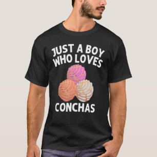 Cool Concha For Boys Kids Pan Dulce Latin Mexican T-Shirt