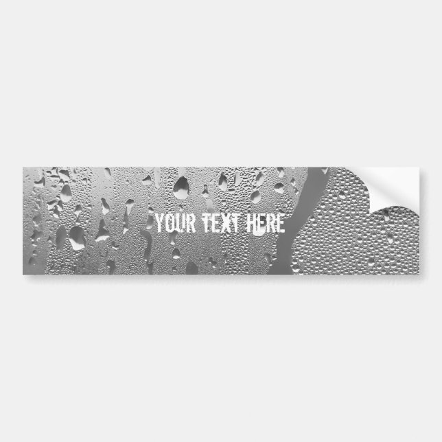 Cool Condensation Look Texture Bumper Sticker (Front)