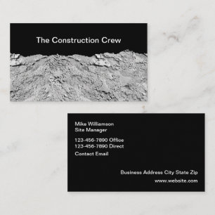 Cool Construction Stucco Theme Business Cards