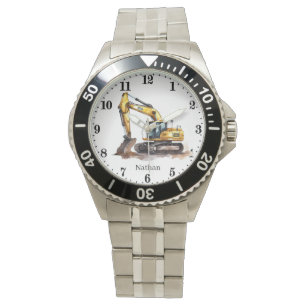 Cool Construction workers men Watch