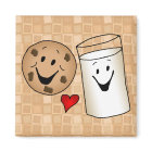 Cool Cookies and Milk Friends Cartoon