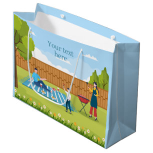 cool cookout party lovers large gift bag