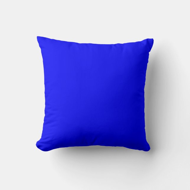Cool Cool Solid Blue Cushion (Front)