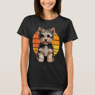 Cool cool yorkipoo mom dad gift vintage dog owners T-Shirt