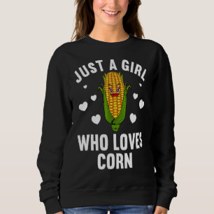 Cool Corn For Women Girls Mama Corn Cob Farmers Fo Sweatshirt