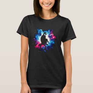 Cool Cosmic Colobus Monkey Galaxy Graphic Space Ar T-Shirt