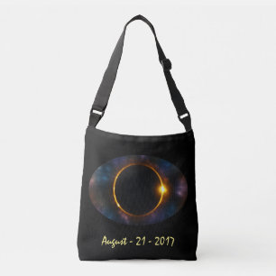 Cool Cosmic Eye 2017 Total Solar Eclipse Crossbody Bag