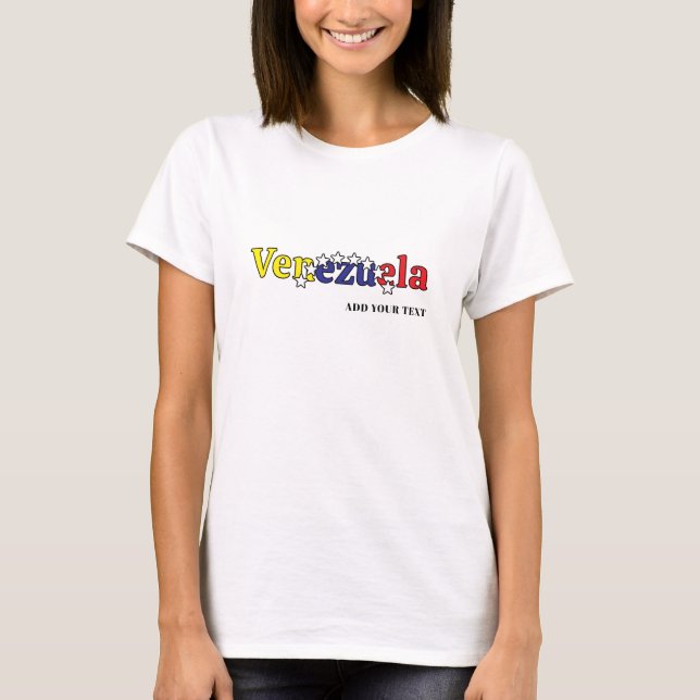 cool country flag customize women's Venezuelan 3 T-Shirt (Front)