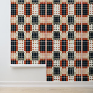Cool Country plaid tiled pattern Wallpaper