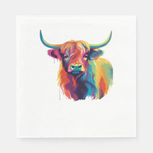 Cool Cow in the Meadow Classic T-Shirt Napkin