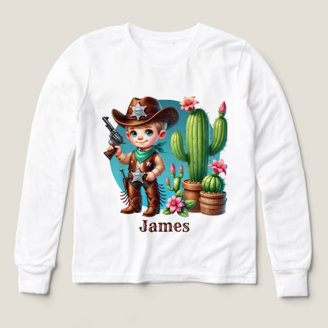 Cool Cowboy Lovers Customisable Tri-Blend Shirts (Design Front)