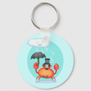 Cool Crab Key Ring