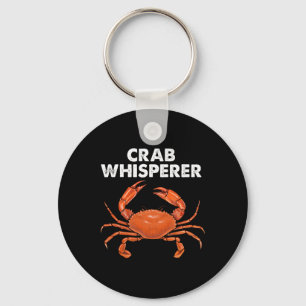 Cool Crab Whisperer Art For Men Women Crabbing Cra Key Ring