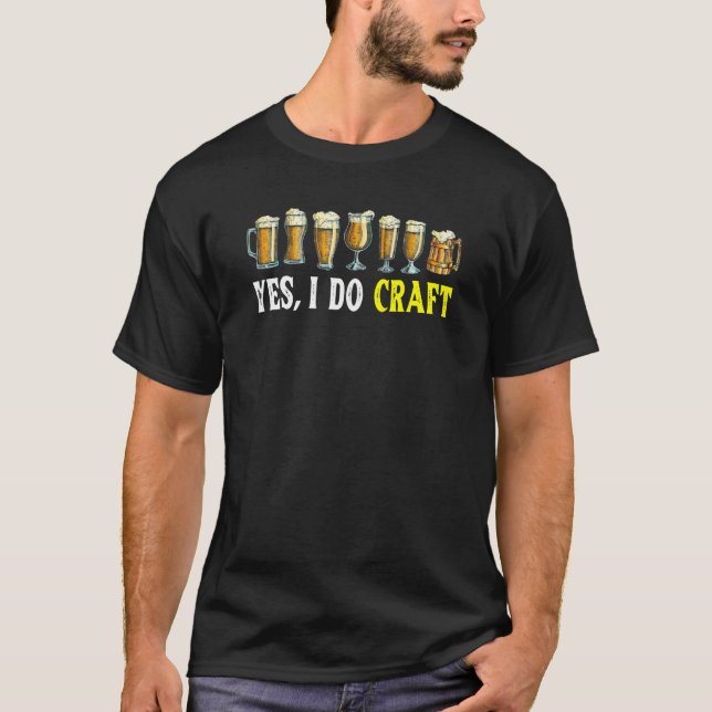 Cool Craft Beer Drink Making Classic Beer Drinking T-Shirt (Front)