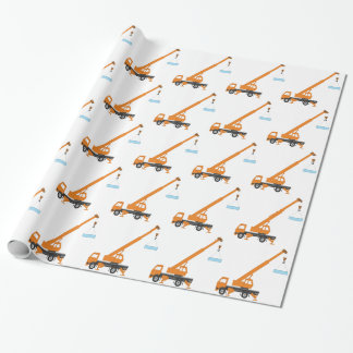 Cool Crane Boy Gift Idea Wrapping Paper