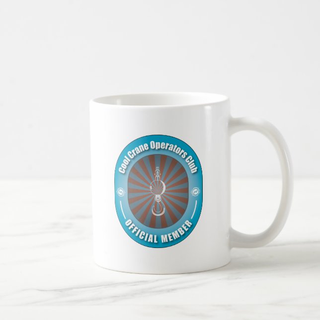 Cool Crane Operators Club Coffee Mug (Right)