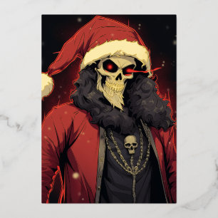 Cool Creepy Anime Cartoon Santa Skull Zombie Demon