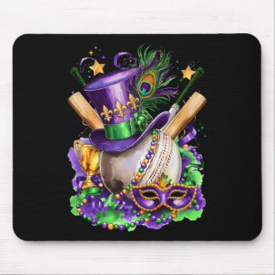 Cool Cricket Costume Excitement At Mardi Gras Fest Mouse Pad