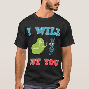 Cool Crispr Gene Editing Cas 9 Bacterium DNA Biote T-Shirt
