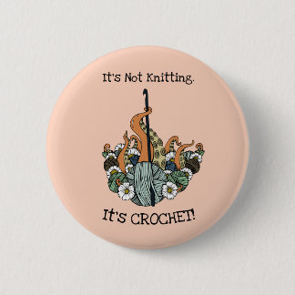 Cool Crochet Button Pin