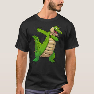 Cool Crocodile Art For Boys Kids Toddler Alligator T-Shirt